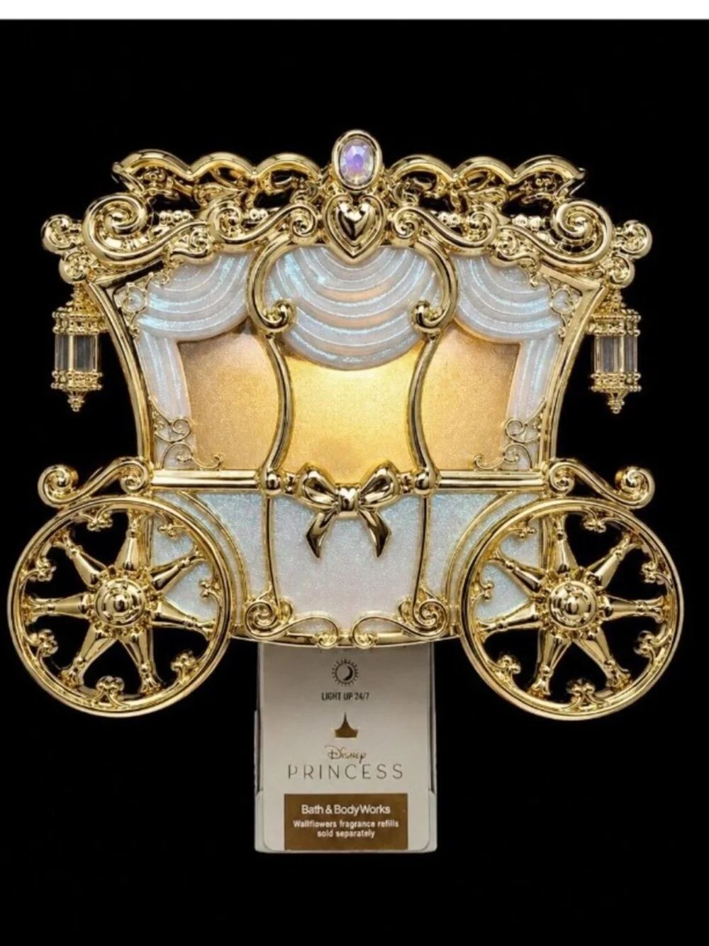 BBW Disney Cinderella Wallflower Plug In Projector and Wallflower Refill NWT